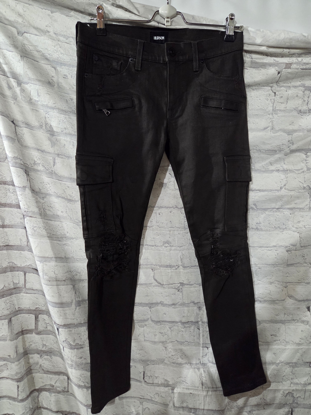 Hudson Jeans Women's Distressed Cargo Skinny Jeans